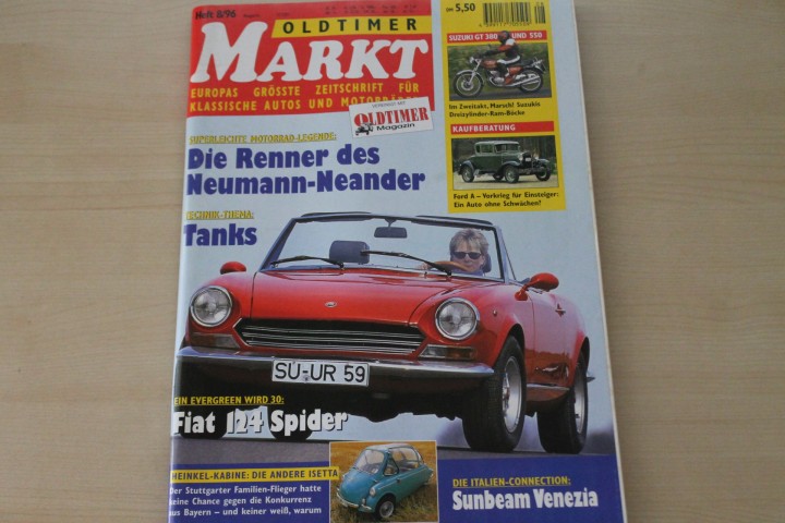 Deckblatt Oldtimer Markt (08/1996)